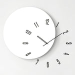 Orologio da soggiorno moderno minimalista in legno silenzioso Wozoom