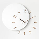 Orologio da soggiorno moderno minimalista in legno silenzioso Wozoom