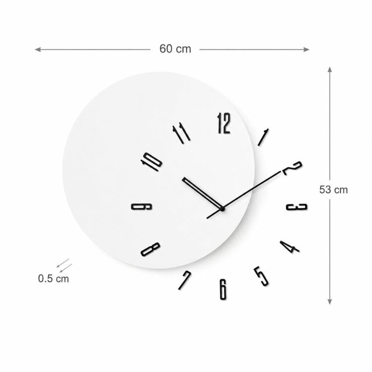 Orologio da soggiorno moderno minimalista in legno silenzioso Wozoom