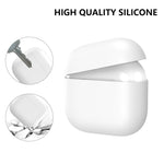 Custodia per auricolari in silicone antiurto e antipolvere AhaStyle WG172, For AirPods 4
