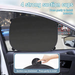 Parasole per auto color argento titanio per l'estate, con ventosa, per finestrini., Titanium Silver Car Sunshade