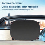 Parasole per auto color argento titanio per l'estate, con ventosa, per finestrini., Titanium Silver Car Sunshade