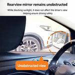 Parasole per auto color argento titanio per l'estate, con ventosa, per finestrini., Titanium Silver Car Sunshade