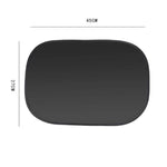 Parasole per auto color argento titanio per l'estate, con ventosa, per finestrini., Titanium Silver Car Sunshade