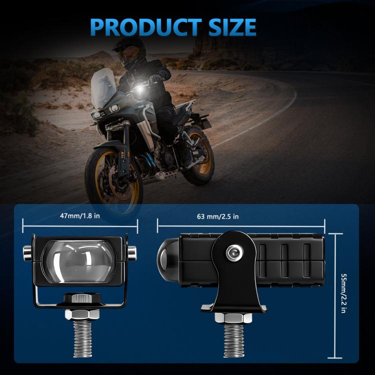Griglia in lega di alluminio con faretti LED per moto
