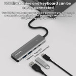 Blueendless Convertitore Dock Type-C 5 in 1 HDMI 4K 60Hz