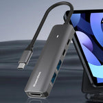 Blueendless Convertitore Dock Type-C 5 in 1 HDMI 4K 60Hz