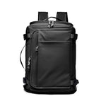 Zaino da viaggio espandibile, approvato per il trasporto aereo, capacità 28-38 litri, con scomparto per scarpe e tasca per laptop da 15,6 pollici.