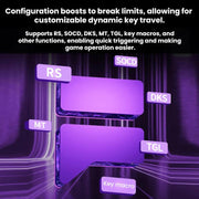 FURYCUBE 68-Key Wired RGB Mechanical Gaming Keyboard With Magnetic Axes