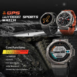 Smartwatch DM58 con schermo AMOLED da 1,43 pollici, GPS, impermeabile fino a 5 ATM e ideale per lo sport.