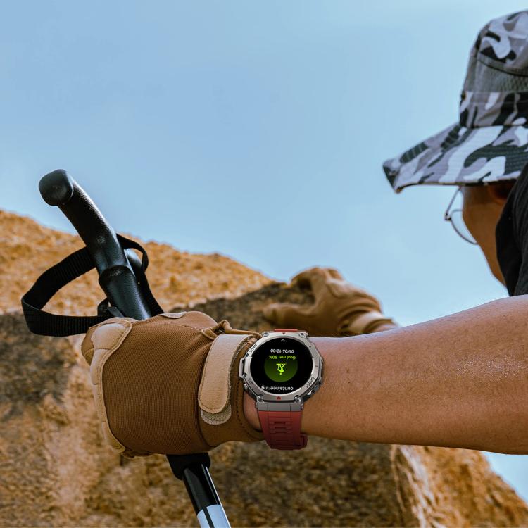 Smartwatch DM58 con schermo AMOLED da 1,43 pollici, GPS, impermeabile fino a 5 ATM e ideale per lo sport.