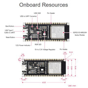 Microcontroller 2.4GHz Wi-Fi Development Board 240MHz Dual Core Processor, Waveshare ESP32-S3-DEV-KIT-N16R8-U, Waveshare ESP32-S3-DEV-KIT-N16R8-UM