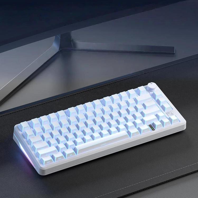 FURYCUBE 80-Key Tri-Mode Wired/Wireless 2.4G + Bluetooth Mechanical Keyboard