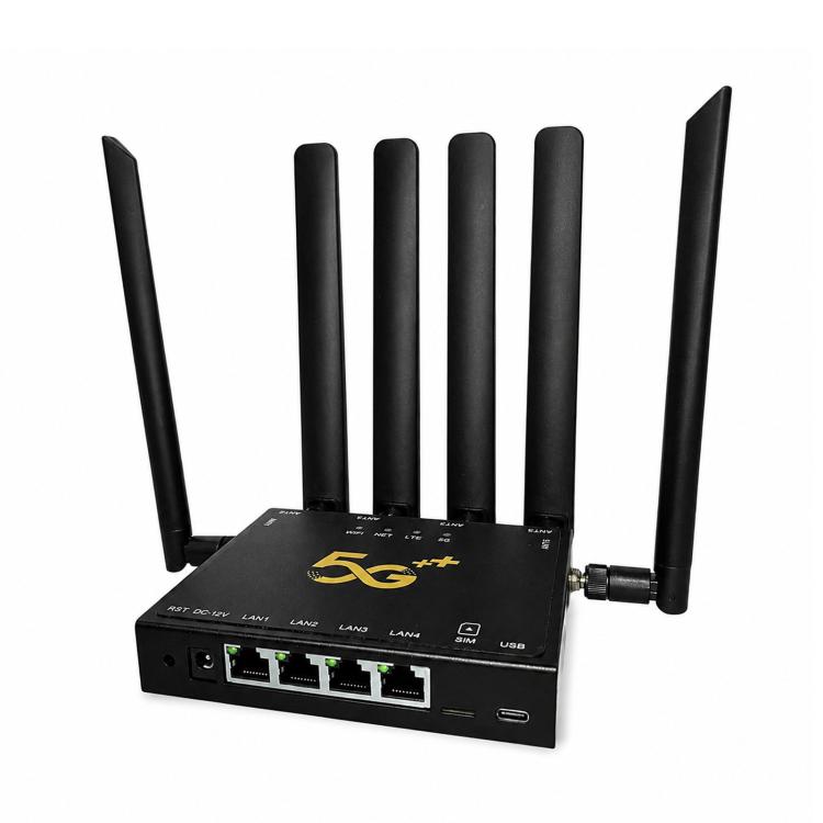 Router industriale 5G CPE dual mode con 6 antenne EU