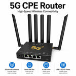 Router industriale 5G CPE dual mode con 6 antenne EU