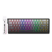 FURYCUBE 68-key RGB Mechanical Gaming Keyboard with Portable Ribbon, White Wired, White Wired + 2.4G + Bluetooth, White Green Pink Wired, White Green Pink Wired + 2.4G + Bluetooth, Thai White Wired, Thai Front Engraving Polar Day Wired                 ...