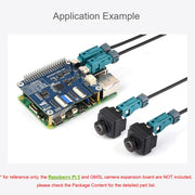 Waveshare 1MP GMSL Camera Module Automotive-grade Image Sensor, Built-in ISP, AA Lens, IP67 Protection Degree, 34552