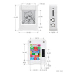 Scheda di sviluppo per display e-paper Waveshare RP2350A da 1,54 pollici con risoluzione 200 × 200., Without Touch Control, With Touch Control