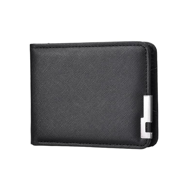 Portafoglio da uomo K3323 corto con scomparti multipli per carte, portatile, sottile e minimalista.