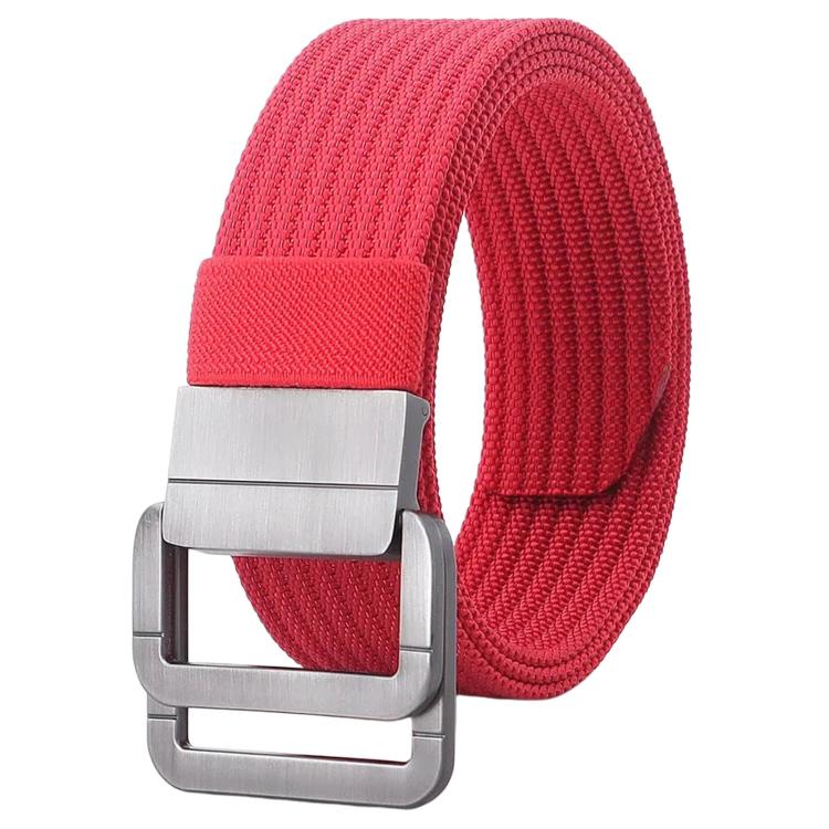 Cintura casual in nylon con fibbia automatica in lega, da uomo e da donna., 120cm