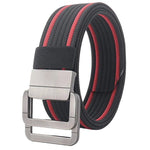 Cintura casual in nylon con fibbia automatica in lega, da uomo e da donna., 120cm