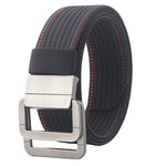 Cintura casual in nylon con fibbia automatica in lega, da uomo e da donna., 120cm