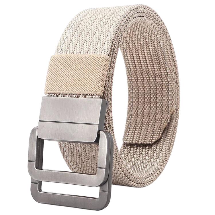 Cintura casual in nylon con fibbia automatica in lega, da uomo e da donna., 120cm