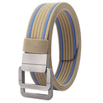 Cintura casual in nylon con fibbia automatica in lega, da uomo e da donna., 120cm