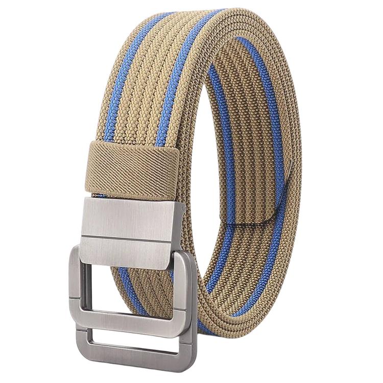 Cintura casual in nylon con fibbia automatica in lega, da uomo e da donna., 120cm