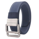 Cintura casual in nylon con fibbia automatica in lega, da uomo e da donna., 120cm