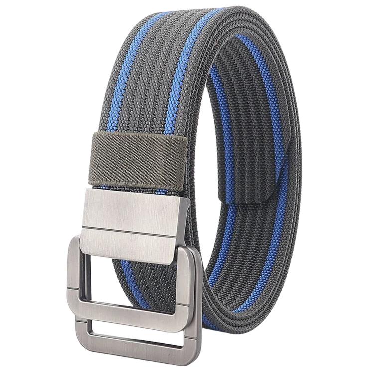 Cintura casual in nylon con fibbia automatica in lega, da uomo e da donna., 120cm
