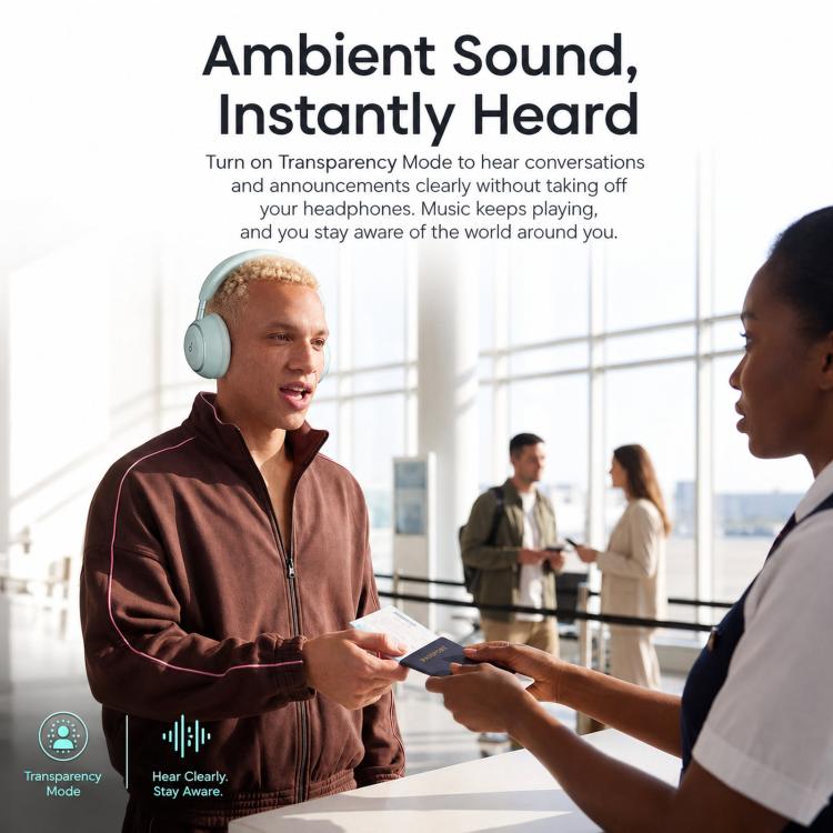 Cuffie wireless circumaurali con riduzione del rumore ANKER Soundcore D1402 Space 2 Bluetooth