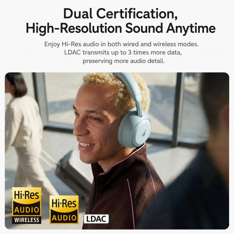 Cuffie wireless circumaurali con riduzione del rumore ANKER Soundcore D1402 Space 2 Bluetooth