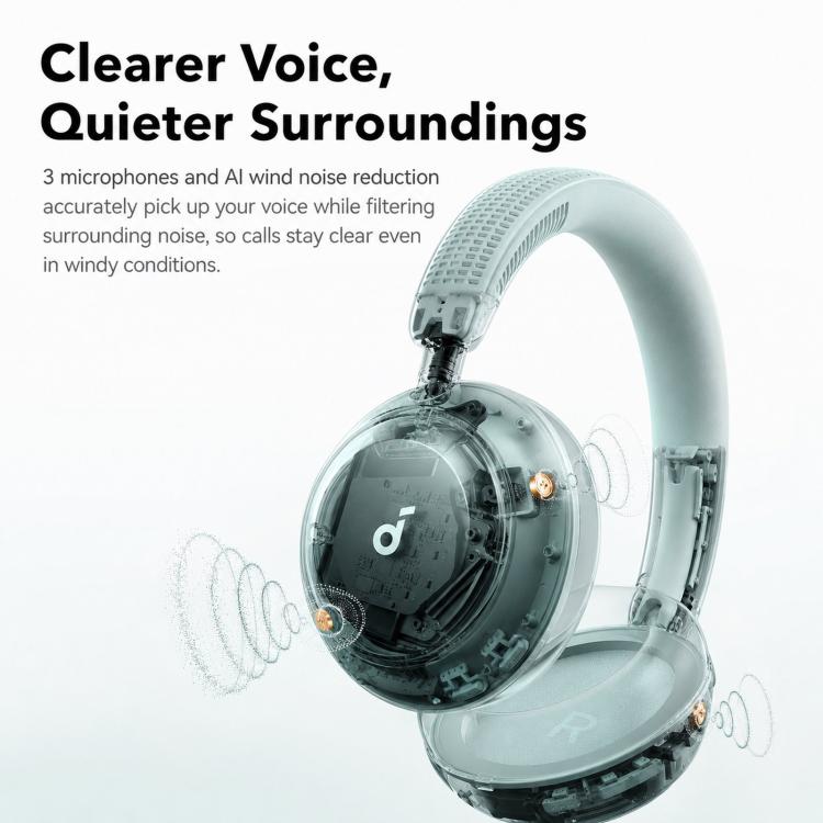 Cuffie wireless circumaurali con riduzione del rumore ANKER Soundcore D1402 Space 2 Bluetooth