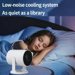 HY300Pro+ Mini Android 13 Short-Throw Projector HD Portable Home Projector, US Plug, EU Plug, UK Plug