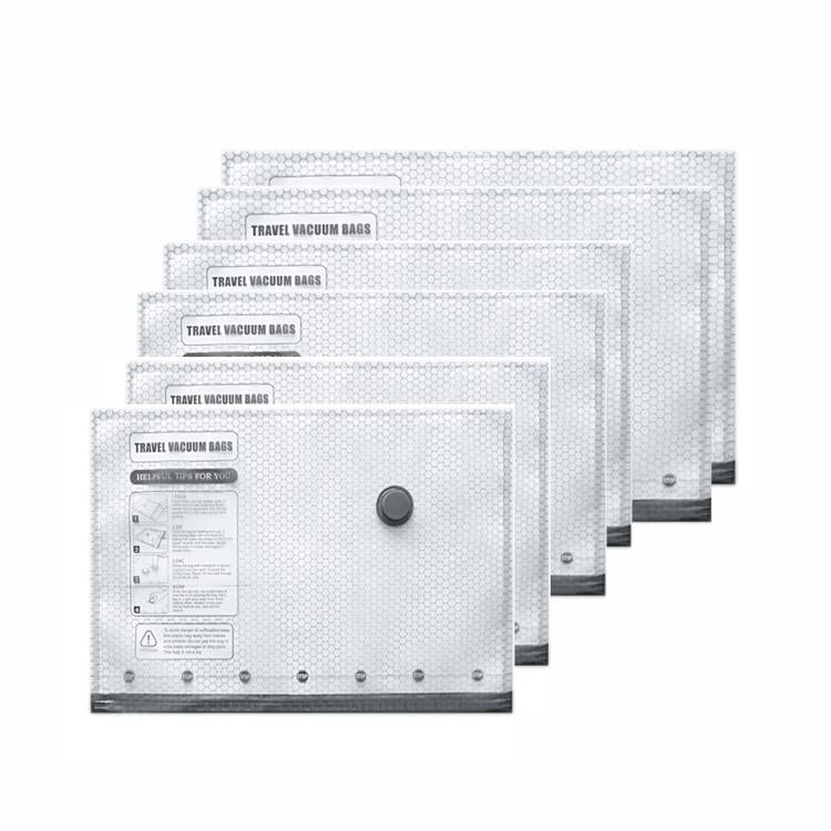 Sacchetti sottovuoto per la conservazione degli indumenti domestici, senza pompa, 6pcs /Set 2S+2M+2L, 9pcs /Set 3S+3M+3L, 12pcs /Set 4S+4M+4L, 15pcs /Set 5S+5M+5L