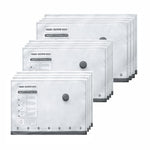 Sacchetti sottovuoto per la conservazione degli indumenti domestici, senza pompa, 6pcs /Set 2S+2M+2L, 9pcs /Set 3S+3M+3L, 12pcs /Set 4S+4M+4L, 15pcs /Set 5S+5M+5L