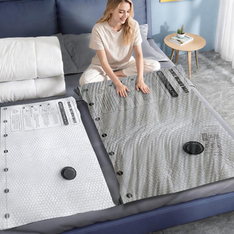 Sacchetti sottovuoto per la conservazione degli indumenti domestici, senza pompa, 6pcs /Set 2S+2M+2L, 9pcs /Set 3S+3M+3L, 12pcs /Set 4S+4M+4L, 15pcs /Set 5S+5M+5L