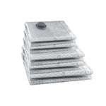Sacchetti sottovuoto per la conservazione degli indumenti domestici, con pompa di evacuazione., 6pcs /Set 2S+2M+2L, 9pcs /Set 3S+3M+3L, 12pcs /Set 4S+4M+4L, 15pcs /Set 5S+5M+5L, 18pcs /Set 6S+6M+6L