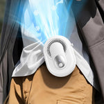 Y10 Portable Waist Fan With Power Display Rechargeable Neck Fan For Outdoor Use