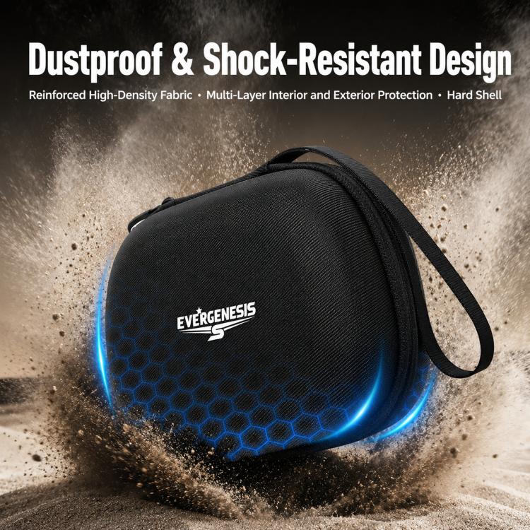 Custodia rigida in EVA per controller di gioco universale EVERGENESIS Pro 2, borsa porta accessori.