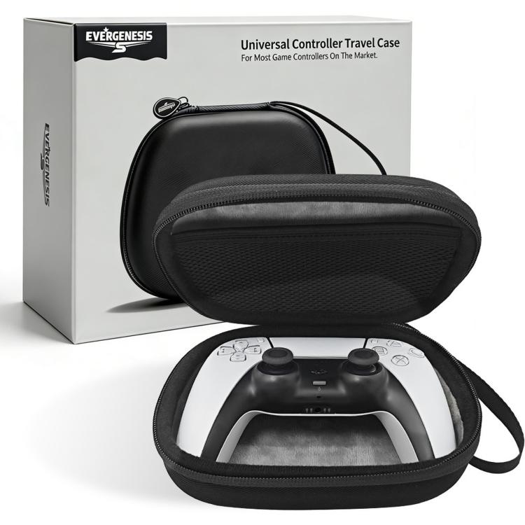 Custodia rigida in EVA per controller di gioco universale EVERGENESIS Pro 2, borsa porta accessori.
