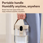 H40 Umidificatore domestico a 3 ugelli, grande capacità 1,5 litri, silenzioso con luce ambientale