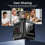 Remote Monitoring 2MP WiFi HD Night Vision Wireless Multi-Functional Camera, W07 Black, W07 White