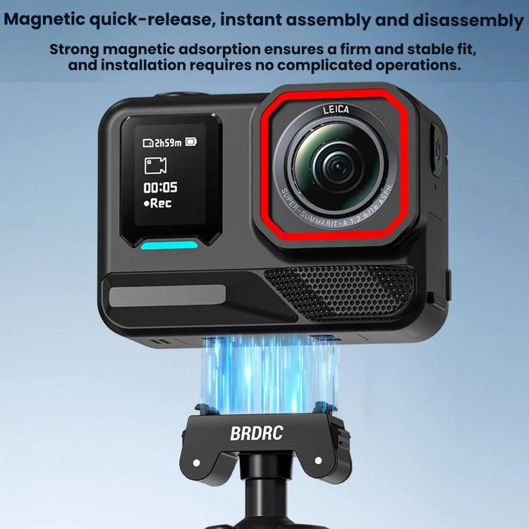 Per Insta360 Ace Pro / 2 / X5 BRDRC Estensione per testa del treppiede a sgancio rapido