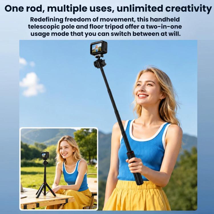 Per Insta360 Ace Pro / 2 / X5 BRDRC Estensione per testa del treppiede a sgancio rapido