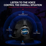 T-WOLF H130 Dual 3.5mm and USB Gaming Headset with Microphone RGB Luminous Wired PC Headphones, H130