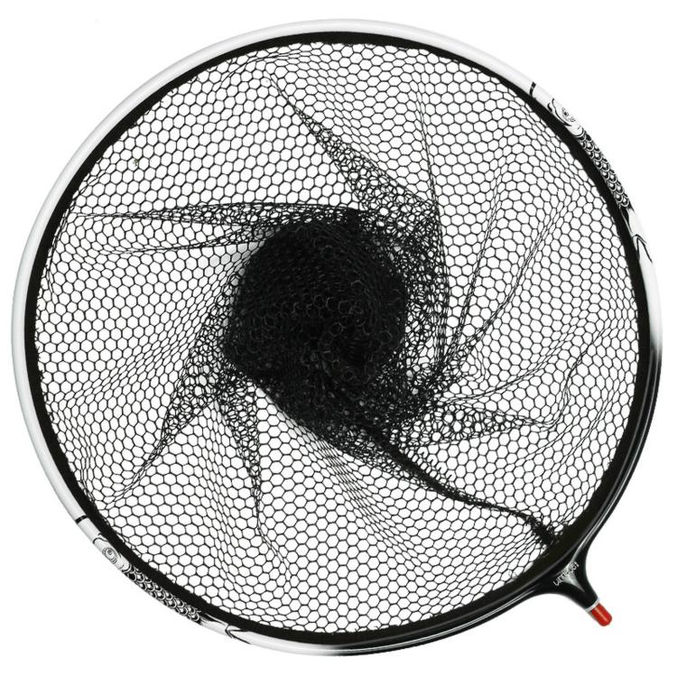LINNHUE Testa del guadino da pesca in lega di titanio con rivestimento in gomma, rete anti-inceppamento, ricambio per retino., 30cm Fine Mesh, 35cm Fine Mesh, 35cm Light Fine Mesh, 40cm Coarse Mesh, 45cm Coarse Mesh