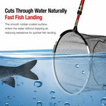 LINNHUE Testa del guadino da pesca in lega di titanio con rivestimento in gomma, rete anti-inceppamento, ricambio per retino., 30cm Fine Mesh, 35cm Fine Mesh, 35cm Light Fine Mesh, 40cm Coarse Mesh, 45cm Coarse Mesh