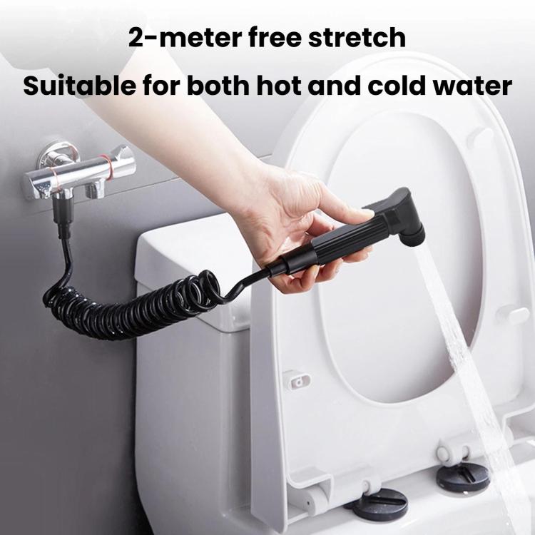 Lc040 Spruzzatore per WC ad alta pressione per bagno, soffione doccia domestico a pressione potenziata, Sprinkler, Sprinkler+2m Water Pipe, Sprinkler+2m Water Pipe+Drilling Base, Sprinkler+2m Water Pipe+Hole-free Base